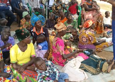 Some of the beneficiaries with their parents and care takers
